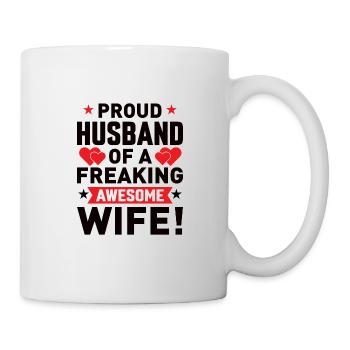 Beste Ehefrau - Tasse - Weiß - Rechts