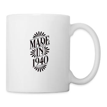 1940 - Year of construction 1940 - Born 1940 - Mug - white - Right