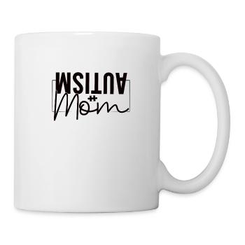 Autismus Mutter Tochter Sohn Autist Eltern Kind - Tasse - Weiß - Rechts