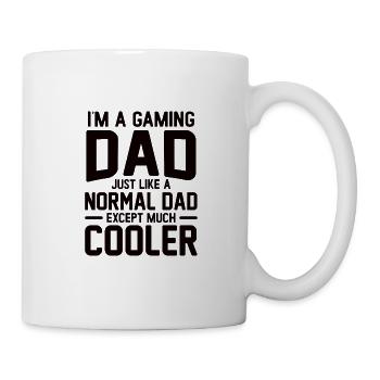 Père Papa Gamer Légende Jeu Jeu Vidéo Gamer - Mug blanc - blanc - Droite