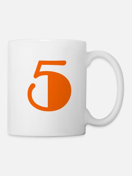 5. 5 YEARS. 5TH ANNIVERSARY. BIRTHDAY 5 YEARS - Mug - white