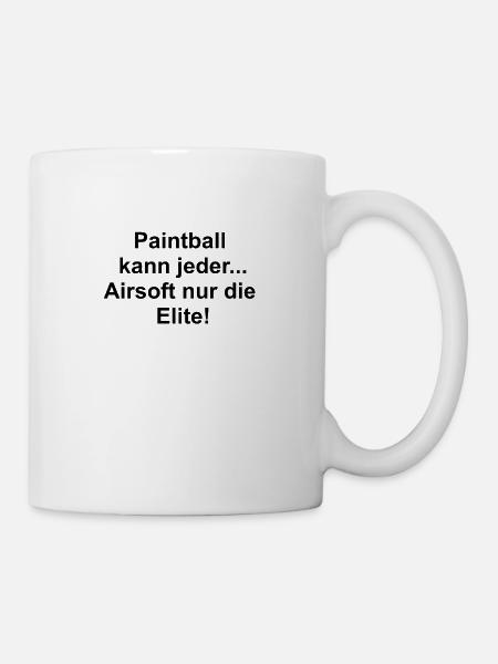 Paintball kann jeder - Tasse - Weiß