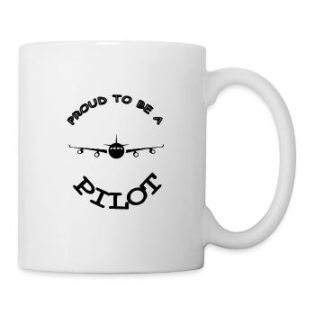 Ich bin Pilot Flugzeug fliegen Geschenkidee - Tasse - Weiß - Rechts