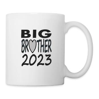 Idée cadeau Big Brother 2023 Little Brother - Mug blanc - blanc - Droite