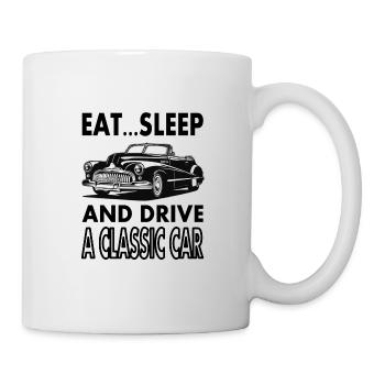 classic car classic car cool car turbo gift - Mug - white - Right