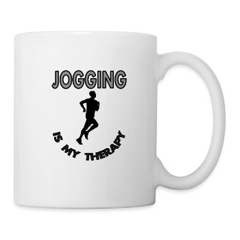 Jogging Running Training Sports Fitness Gift Idea - Mug - white - Right