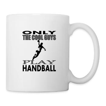 Handballspieler Spruch Handballspielen Geschenk - Tasse - Weiß - Rechts