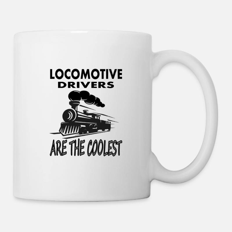 Locomotive Driver Train Driver Locomotive Train Driving Gift - Mug - white