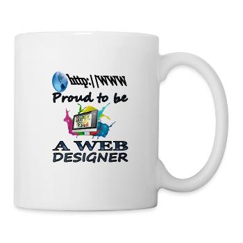 I'm a web designer web developer gift idea - Mug - white - Right