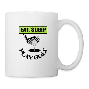 Play Golf Golfer Golf Course Gift Idea - Mug - white - Right