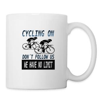 Cycling Radrennen Radsport Rennrad Geschenkidee - Tasse - Weiß - Rechts