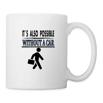 Marcher est un cadeau sportif sain - Mug blanc - blanc - Droite