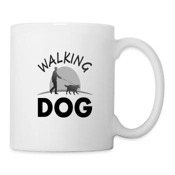 Dog Dog School Walking Dog Dog Trainer Cadeau - Mug blanc - blanc - Droite
