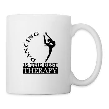 Tanzen Tänzer Spruch Ballett Tänzerin Geschenkidee - Tasse - Weiß - Rechts