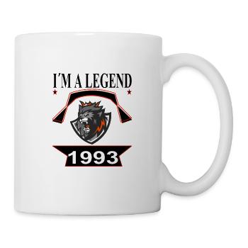 Légende née en 1993 Idée cadeau 30e anniversaire - Mug blanc - blanc - Droite