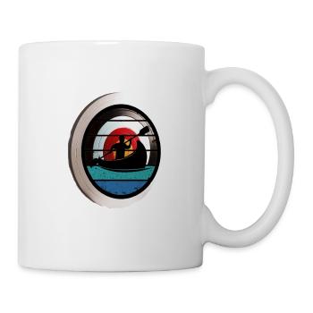 Kajak fahren Kajak-Fahrer Spruch Kanu Geschenkidee - Tasse - Weiß - Rechts