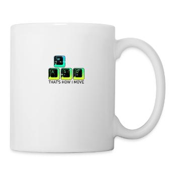 THAT'S HOW I MOVE - Fitness - Tasse - Weiß - Rechts