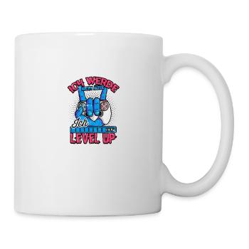 ICH WERDE NICHT ÄLTER ICH LEVEL UP - - Tasse - Weiß - Rechts