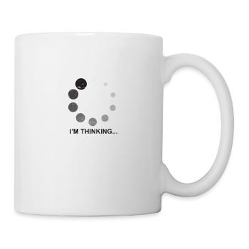 I'm thinking... - Philosophie - Tasse - Weiß - Rechts