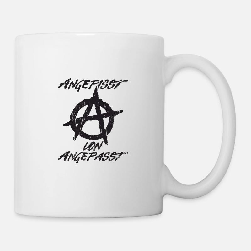 Angepisst Von Angepasst - Individualität - Tasse - Weiß