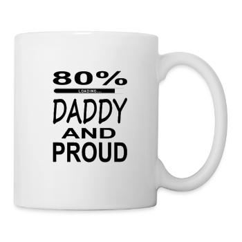 Ich werde Papa zukünftiger Papa Vater Geschenkidee - Tasse - Weiß - Rechts
