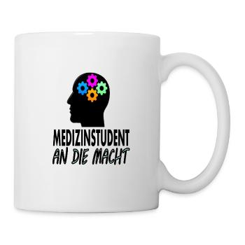Medizinstudent Medizin studieren Geschenk - Tasse - Weiß - Rechts
