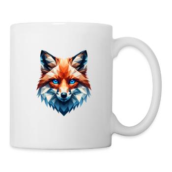 Fuchs Tier Wald Rotfuchs Wildnis - Tasse - Weiß - Rechts