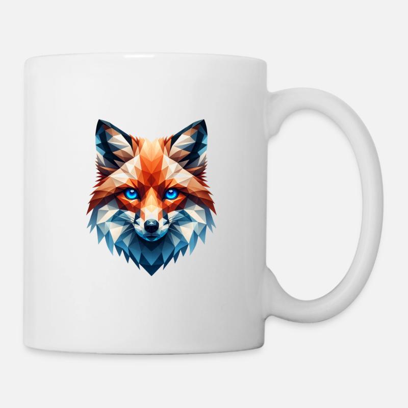 Fuchs Tier Wald Rotfuchs Wildnis - Tasse - Weiß