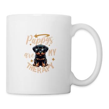 Rottweiler Liebe Hundewelt Entdecken - Tasse - Weiß - Rechts