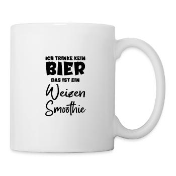 Weizen Smoothie Outfit für Bier Liebhaber - Tasse - Weiß - Rechts