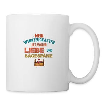 Boîte à outils Love Sawdust Carpenter Wood - Mug blanc - blanc - Droite