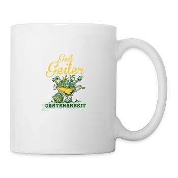 Horny Horny Gardener Gardener Gardener Saying - Mug - white - Right