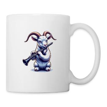 Goat Farm Clarinetist Musician - Mug - white - Right
