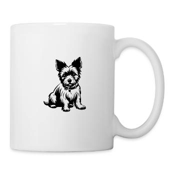 Yorkshire Terrier Dog - Mug - white - Right