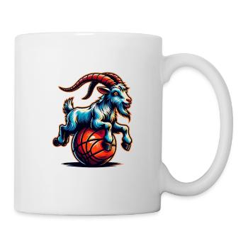 Ziege Basketball Spieler Sport Team - Tasse - Weiß - Rechts