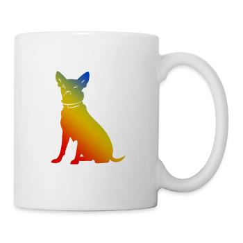 Chien Chihuahua - Mug blanc - blanc - Droite