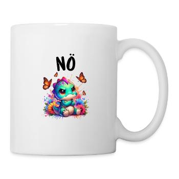Dinosaur Saying Nope for Boys and Girls - Mug - white - Right