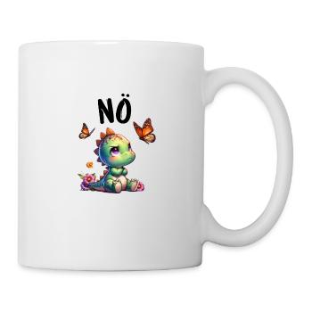 Dinosaur Dinos Saying Nope for Boys and Girls - Mug - white - Right