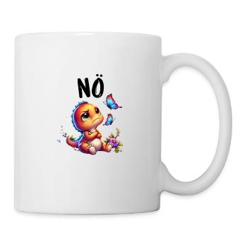 Dinosaur Dinos Saying Nope for Boys and Girls - Mug - white - Right