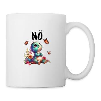 Dinosaur Dinos Saying Nope for Boys and Girls - Mug - white - Right