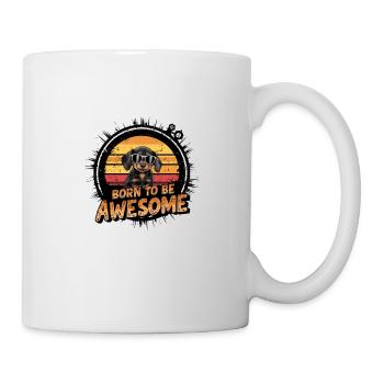 Adorable teckel Design pour les amoureux des chiens - Mug blanc - blanc - Droite