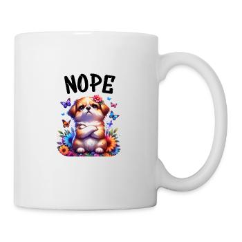 Dog Funny Saying Nope for Dog Lovers - Mug - white - Right