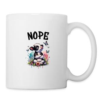 Cow Saying Nope for Boys and Girls - Mug - white - Right