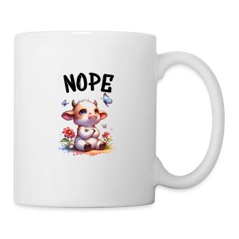 Cow Saying Nope for Boys and Girls - Mug - white - Right