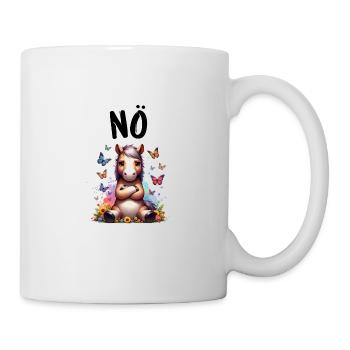 Cheval Drôle Dire Nope Cavalier Amoureux des chevaux - Mug blanc - blanc - Droite