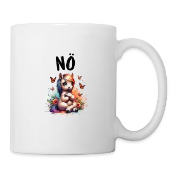 Cheval Drôle Dire Nope Cavalier Amoureux des chevaux - Mug blanc - blanc - Droite