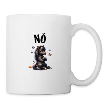 Cheval Drôle Dire Nope Cavalier Amoureux des chevaux - Mug blanc - blanc - Droite