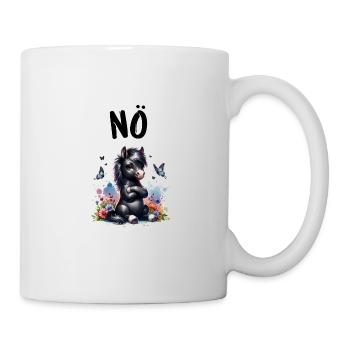 Cheval Drôle Dire Nope Cavalier Amoureux des chevaux - Mug blanc - blanc - Droite