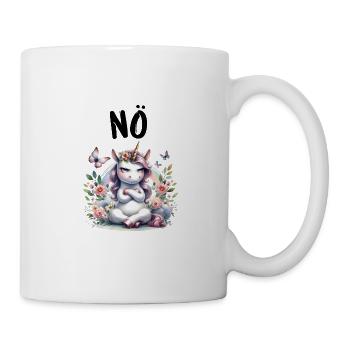 Licorne disant non Garçon et fille Créature mythique - Mug blanc - blanc - Droite