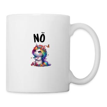 Licorne disant non Garçon et fille Créature mythique - Mug blanc - blanc - Droite